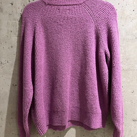 Frank and Oak Seawool Crewneck Sweater in Mulberry - Medium - Picture 6 of 6